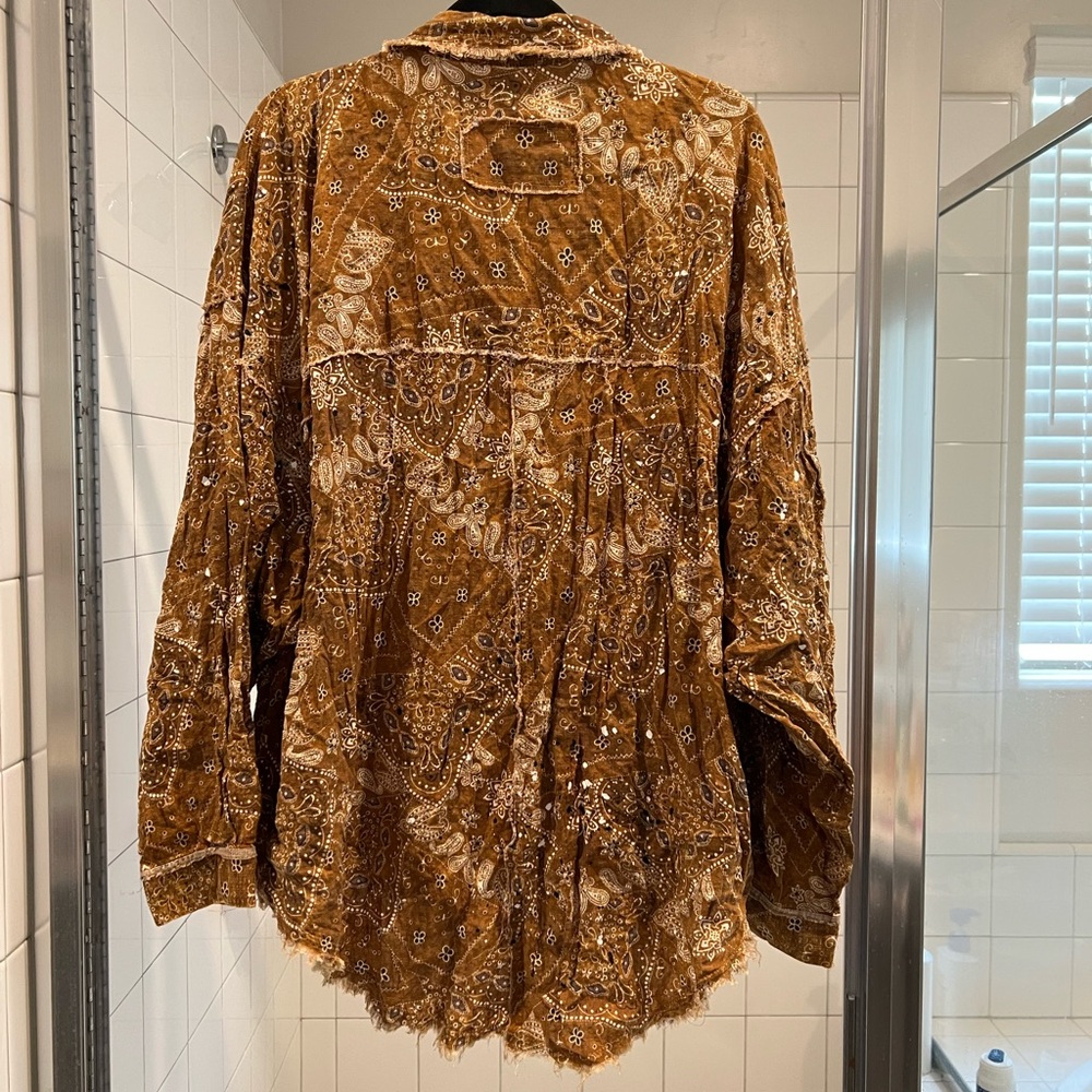 Brown Button-Up Shirt - Picture 3 of 3